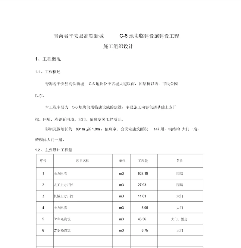 彩钢瓦围墙施工方案修改