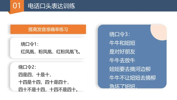 营销部门销售经理口才训练与电话技巧PPT模板