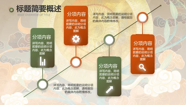 敦煌国潮风工作总结汇报动态PPT