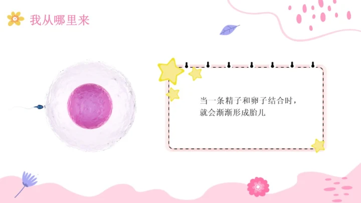 小学生性教育插画主题班会PPT课件