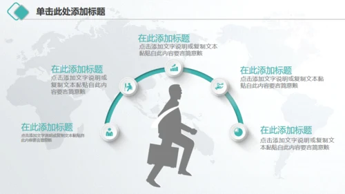 微立体中国农业银行工作总结汇报通用PPT模板