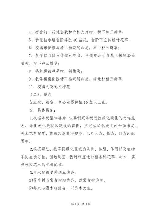 校园绿化美化规划方案 (3).docx