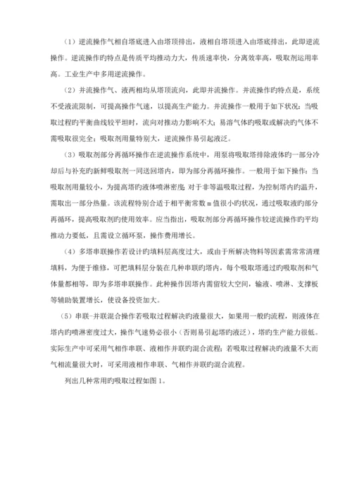 化工原理优质课程设计氨气填料吸收塔设计.docx