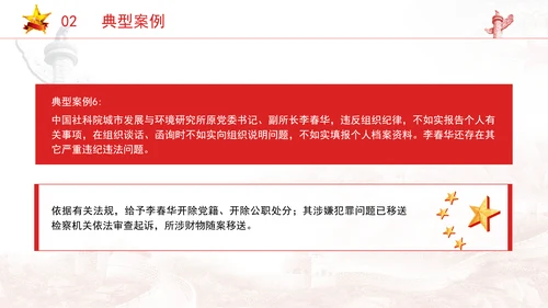 法律知识党课PPT违反党的组织纪律案例剖析