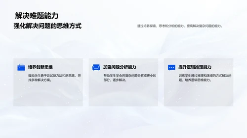 数学学习成果汇报PPT模板