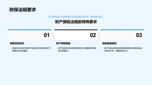 保险法规培训PPT模板