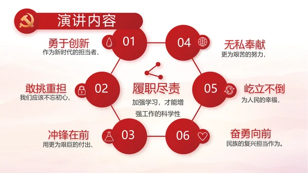 党建党支部工作总结汇报计划PPT党课