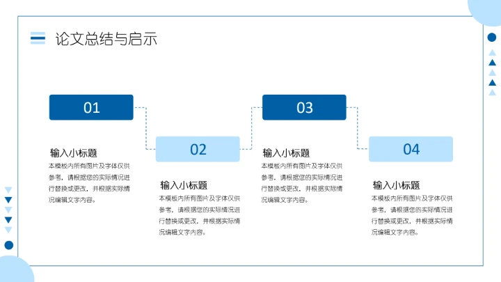 学术汇报毕业论文答辩模板