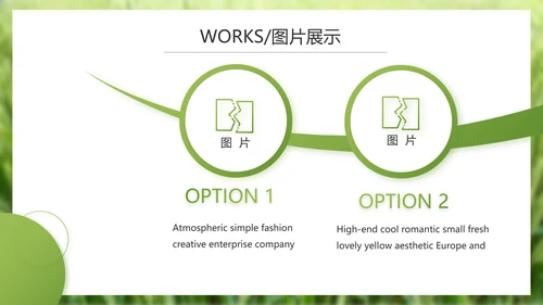 绿色农产品介绍宣传动态PPT模板