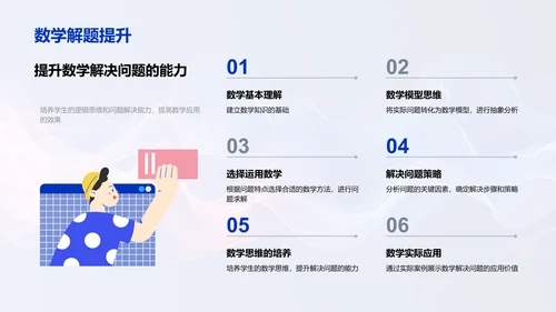 生活数学题解析报告PPT模板