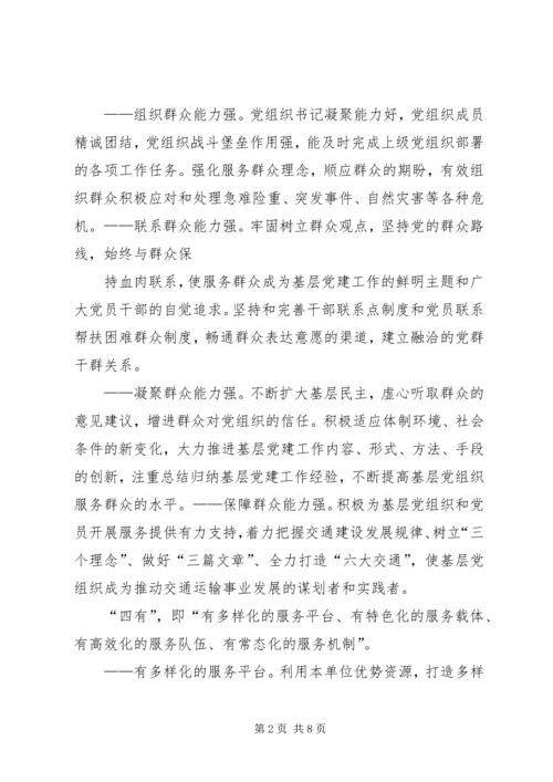 局创建四强党组织活动工作意见 (4).docx
