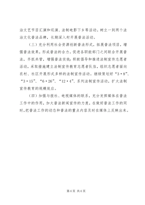 乡镇年度普法工作计划.docx