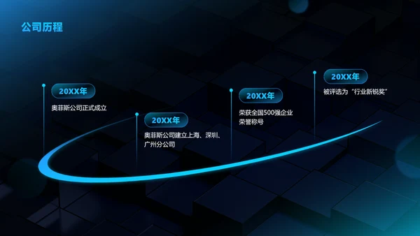 蓝黑色科技风互联网产品发布会