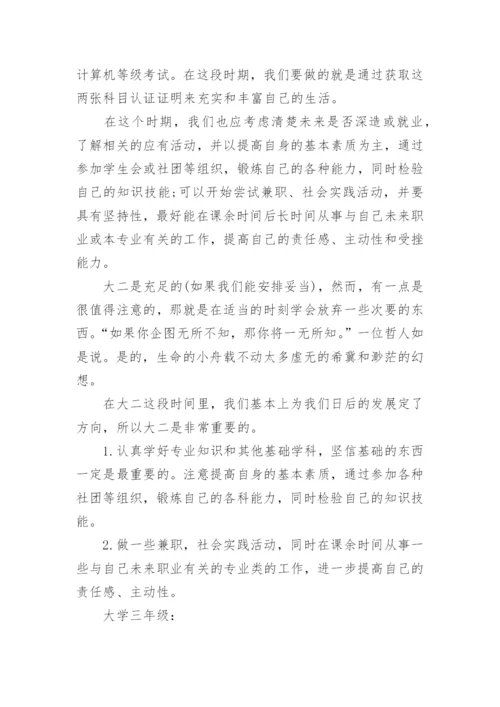 软件工程专业职业生涯规划书.docx