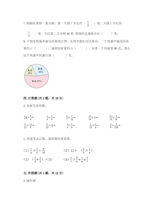 人教版六年级上册数学期末测试卷精品（典型题）.docx