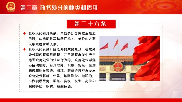 公职人员处分法通用PPT模板