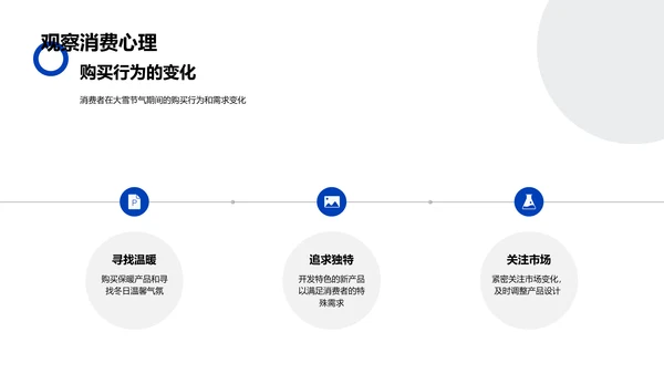 大雪节气营销策略PPT模板