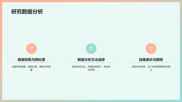 绿色简约课题研究开题报告PPT模板