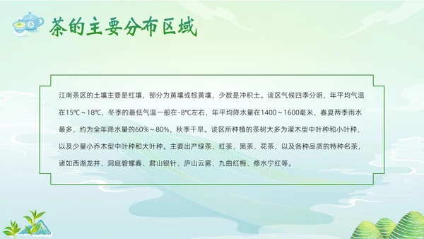 中国茶叶的起源和历史茶文化茶叶PPT课件中国传统文化