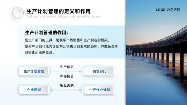 蓝灰色系微粒风生产计划管理培训PPT模板生产管理