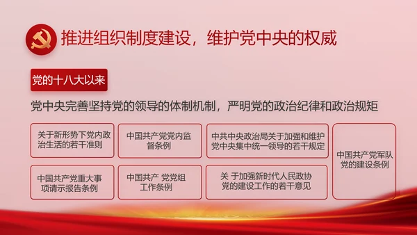 党支部会议年终工作总结汇报PPT党课