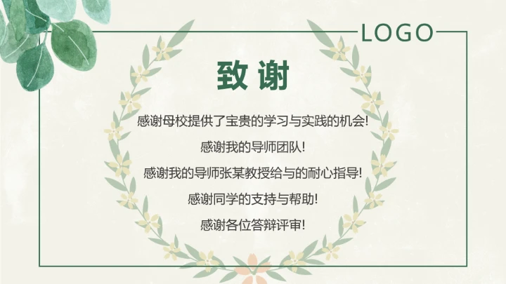 小清新工管理答辩PPT