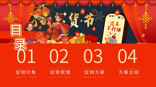 过年不打样春节营销活动促销方案通用PPT模板