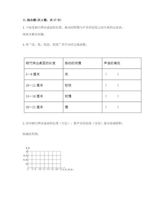 教科版四年级上册科学期末测试卷精品【夺冠系列】.docx