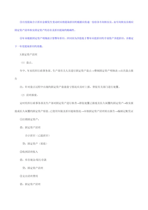 固定资产核算岗工作流程.docx
