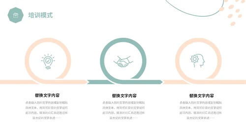 简约形状小清新绿植学习汇报总结心得体会分享PPT学习分享