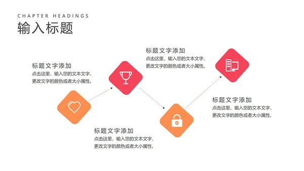 小清新渐变金融总结汇报PPT模板