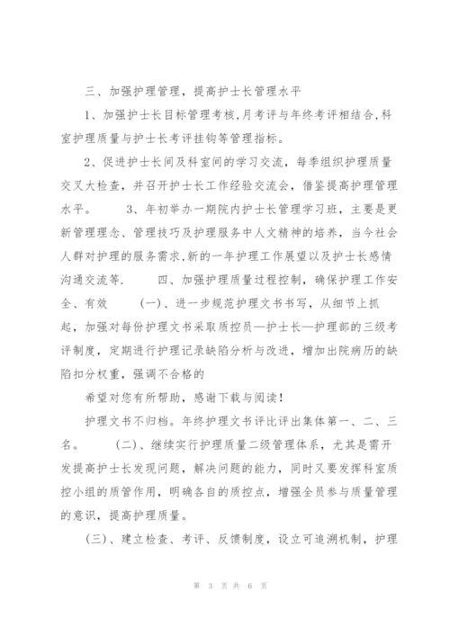 20XX护理工作计划.docx