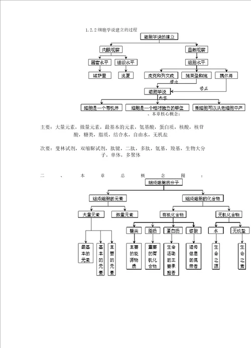 高中生物概念图汇总完整