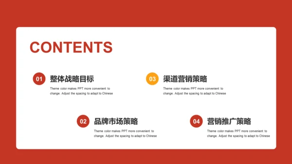 新年红色创意市场营销方案PPT