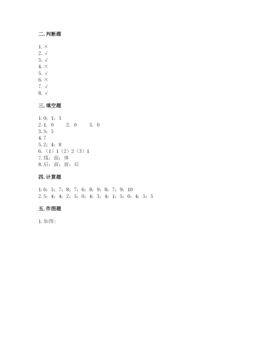 人教版一年级上册数学期中测试卷精品（名师推荐）.docx