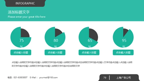 绿色系大气欧美商务风企业宣传通用PPT模板
