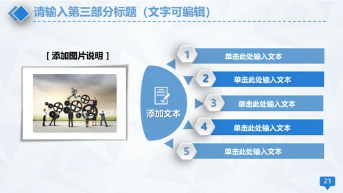 医学医疗蓝色简约工作汇报通用PPT模板
