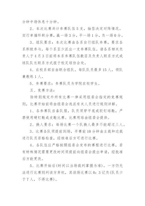 校园足球联赛实施方案.docx