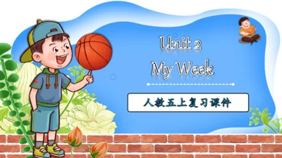 Unit 2 My week 复习课件（词组+句型+语音+语法+写作指导）