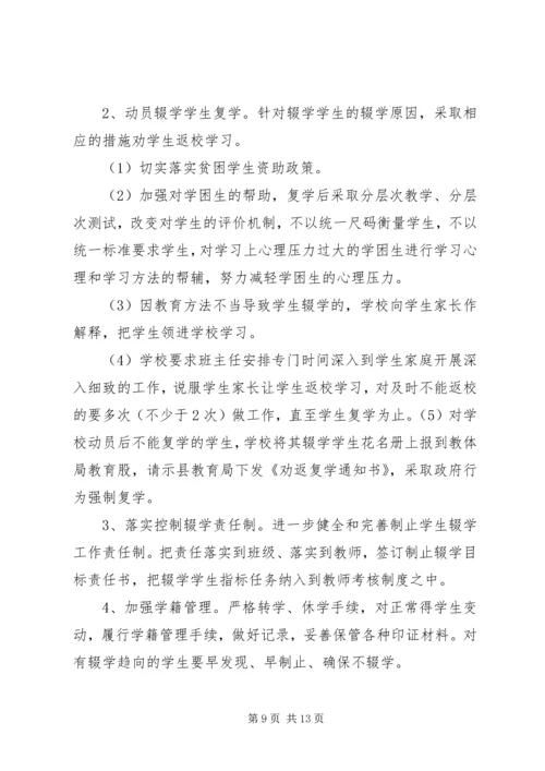 石井初中劝返辍学工作汇报材料_1.docx