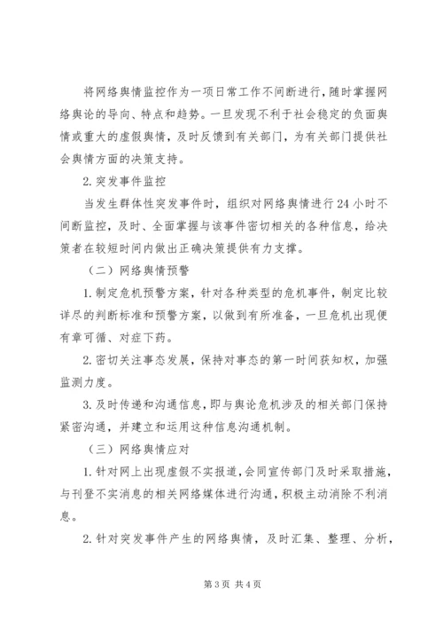 交通局网上舆论引导应急预案.docx