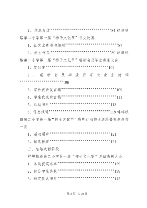 关于举办第一届金秋柿子节的申请报告.docx