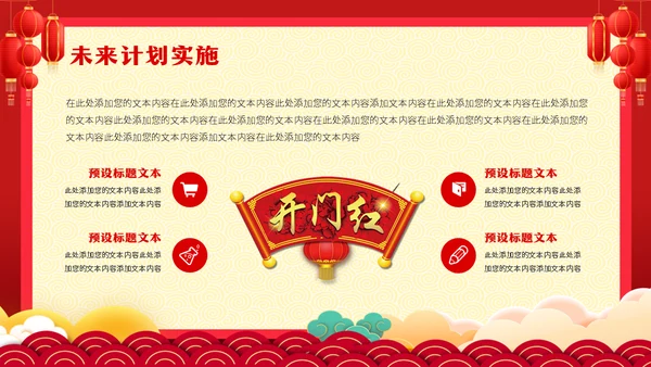 2024年开门红新年计划通用PPT模板