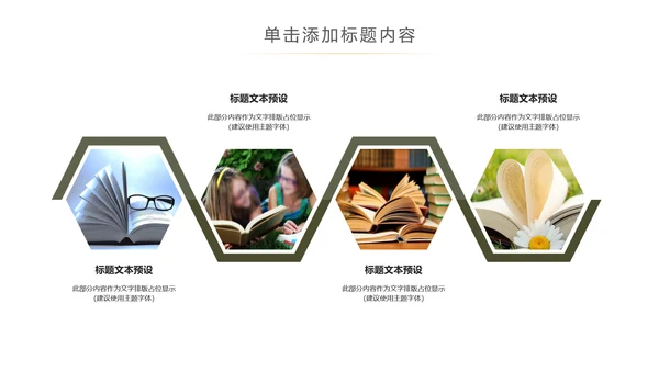简约读书分享会好书推荐读好书PPT模板