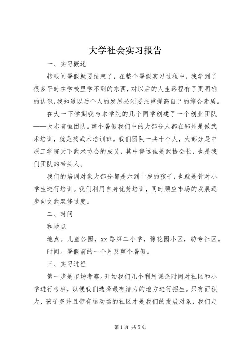 大学社会实习报告.docx