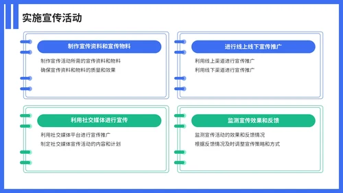 蓝色简约风营销活动策划案PPT模板