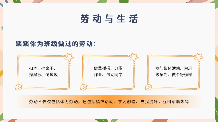 中小学幼儿园劳动教育主题班会ppt