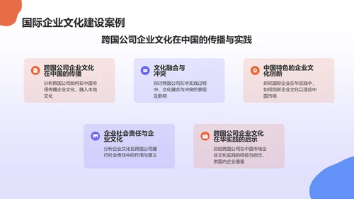 蓝色插画风企业文化与员工凝聚力毕业答辩PPT模板