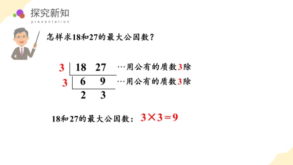 第四单元第07课时最大公因数教学课件(共29张PPT)五年级数学下册人教版