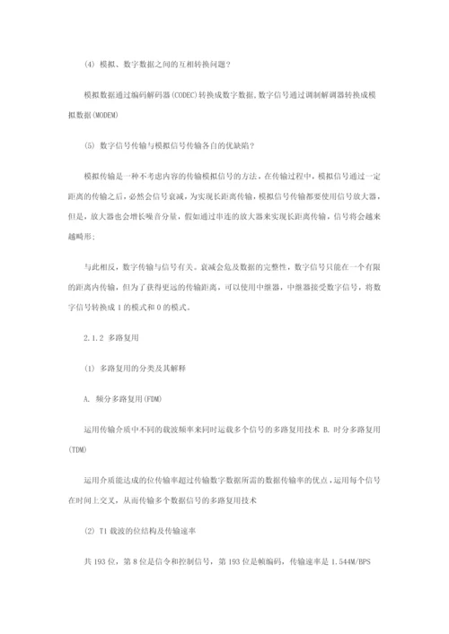 2023年软件考试网络工程师章节复习.docx